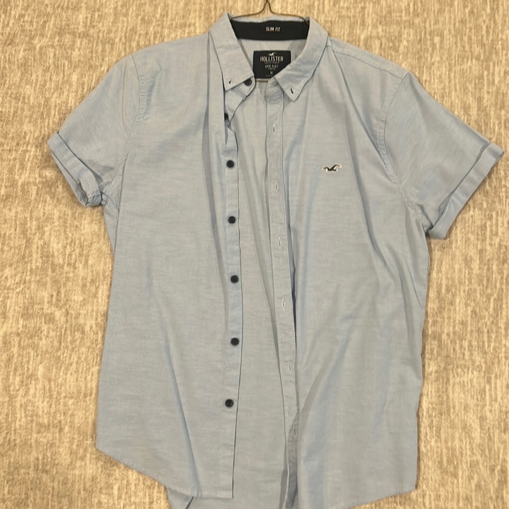 Men’s Casual Short Sleeve Button Down